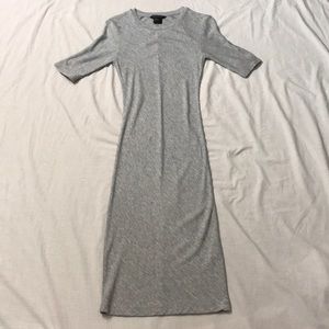 A/X Women's Three-quarter Sleeve Seamed Bodycon